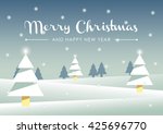 christmas  | Shutterstock .eps vector #425696770