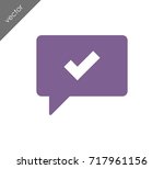 chat icon | Shutterstock .eps vector #717961156
