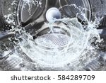 Water splash of the washing machine drum
