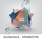 colorful abstract design.... | Shutterstock .eps vector #1046865196
