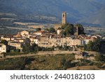 Small photo of The Castle of Poppi (Arezzo) in Casentino Valley Italy 13th century is known as Dante's castle. An exile from Florence, stayed there in 1310 as a guest of the Counts Guidi, a powerful Tuscany family