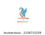 modern and simple parrot bird... | Shutterstock .eps vector #2158715259