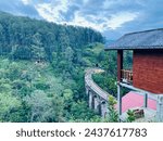 Small photo of Wonderful view of Nine arch bridge in Ella, Sri Lanka. Nine arch bridge is a very famous destination among tourists nowadays. This was captured on 24th December 2023