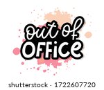 lettering outside the office  ... | Shutterstock .eps vector #1722607720