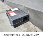 Small photo of rat bait box Benefits of the box Used to place bait to get rid of rats or place glue traps for rats, can be placed either using poison bait to get rid of rats. Or you can use a mousetrap glue sheet.