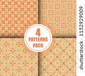 beautiful  vintage pattern... | Shutterstock .eps vector #1152929009
