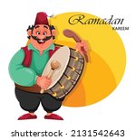 ramadan kareem greeting card.... | Shutterstock .eps vector #2131542643