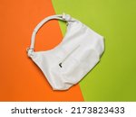 Women's Leather Bag In White On ...