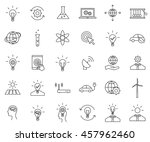 innovation outline icon set... | Shutterstock .eps vector #457962460