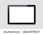 black rectangle frame template... | Shutterstock .eps vector #1860259819