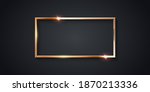 golden rectangle frame for... | Shutterstock .eps vector #1870213336