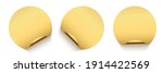 gold glued round stickers with... | Shutterstock .eps vector #1914422569