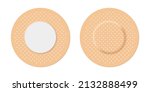 adhesive bandage set of round... | Shutterstock .eps vector #2132888499