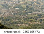 Small photo of View from above of Capannori, Lucca, Italy and in particular of the hamlet of Segromigno in Monte