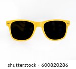 Yellow Sunglasses white backgound