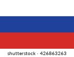 flag of russia | Shutterstock .eps vector #426863263