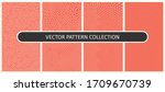set of vector patterns in flat... | Shutterstock .eps vector #1709670739