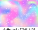 fairy background with rainbow... | Shutterstock .eps vector #1924414130