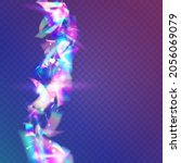 iridescent confetti. bokeh... | Shutterstock .eps vector #2056069079