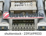 Small photo of Graz, Austria, 25 September 2023: Bank Austria. Logo of the bank on the building. UniCredit Bank Austria AG. Symbol of Bank Austria.