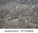 Small photo of Small wave on the sea surface to make strange image