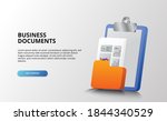 business document office desk... | Shutterstock .eps vector #1844340529