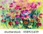abstract watercolor original... | Shutterstock . vector #458921659