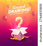 winning gifts lottery vector... | Shutterstock .eps vector #1766835800