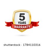 warranty 5 years isolated... | Shutterstock .eps vector #1784110316