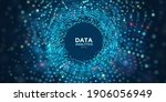 vector 3d data visualization... | Shutterstock .eps vector #1906056949
