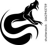 logo design of a python open... | Shutterstock .eps vector #1662943759