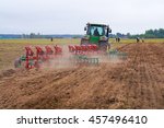 Small photo of Belarus, Bobruisk district, September 9: Competitions ploughmen. One of the participants of the contest., September 9, 2015 in Bobruisk district, Belarus.
