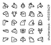 Animals And Birds Vector Icons 5