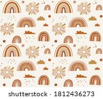 seamless pattern of the... | Shutterstock .eps vector #1812436273