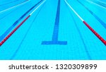 Swimming Pool With Marked Red...