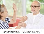 Small photo of Elderly people who use violence in quarrels