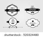 set of vintage and hipster... | Shutterstock .eps vector #520324480