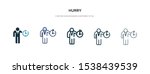 hurry icon in different style... | Shutterstock .eps vector #1538439539