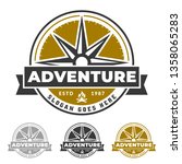 compass logo for adventure life ... | Shutterstock .eps vector #1358065283