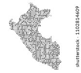 abstract schematic map of perum ... | Shutterstock . vector #1102814609