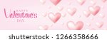 valentine's day banner vector... | Shutterstock .eps vector #1266358666
