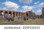 Small photo of The Campanian Amphitheater is a Roman amphitheater located in the city of Santa Maria Capua Vetere - coinciding with the ancient Capua - second in size only to the Colosseum in Rome