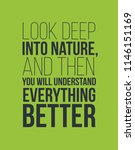 look deep into nature... | Shutterstock .eps vector #1146151169