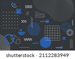 geometric pattern background.... | Shutterstock .eps vector #2112283949