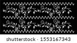 vintage embroidery oriental... | Shutterstock .eps vector #1553167343
