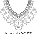 vintage collar | Shutterstock .eps vector #54022729