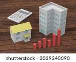 buildings and houses and... | Shutterstock . vector #2039240090