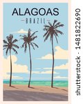 Alagoas Retro Poster. Alagoas...