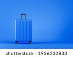Luxury Blue Plastic Suitcase...