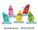 Colorful Crayons Clipart Free Stock Photo - Public Domain Pictures